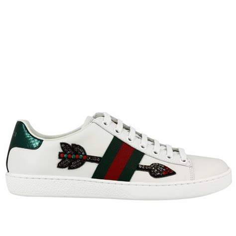 scarpe gucci con la freccia|gucci sneakers for women.